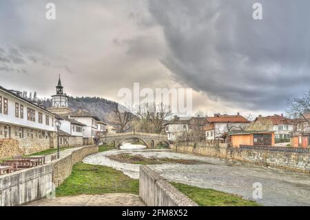 Tryavna, Bulgarie, HDR image Banque D'Images