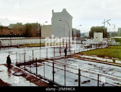 Mur de Berlin, juillet 1984 Banque D'Images