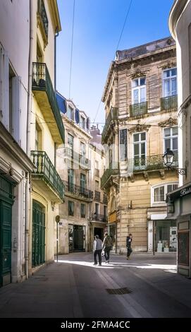 Centre ville de Béziers. La plus ancienne ville de France. Banque D'Images