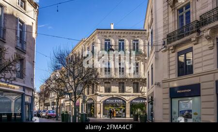 Centre ville de Béziers. La plus ancienne ville de France. Banque D'Images