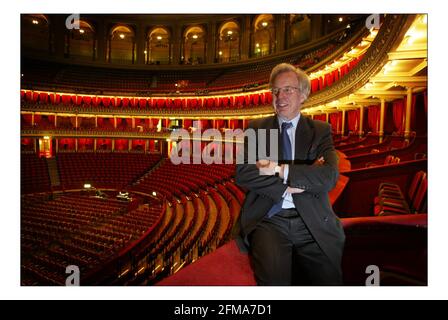 David Elliott dans le Royal Albert Hall à Londonpic David Sandison 13/12/2005 Banque D'Images