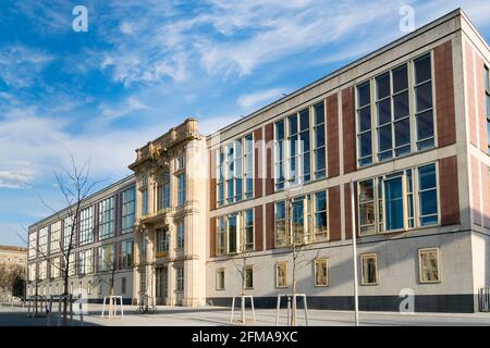Berlin, Mitte, Schloßplatz et l'ancien bâtiment du Conseil d'Etat du GDR, Liebknechtportal Banque D'Images