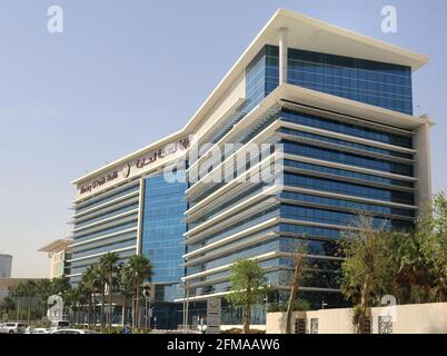 Vue du siège social du ministère de la Santé publique à Doha, Qatar Banque D'Images