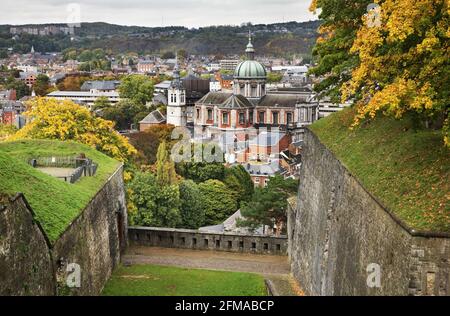 Citadelle de Namur. La Wallonie. Belgique Banque D'Images