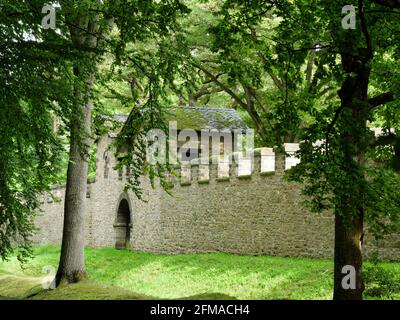 Fort romain de Saalburg près de Bad Homburg, Limes romaines, site classé au patrimoine mondial de l'UNESCO, Taunus, Hesse, Allemagne Banque D'Images