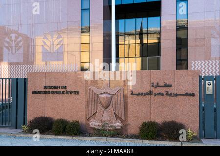 Berlin, Ambassade de la République arabe d'Égypte, Stauffenbergstrasse Banque D'Images