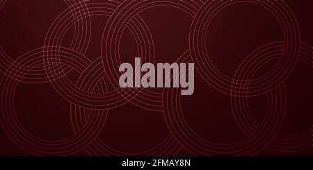 Lignes spiralées modernes papier peint abstrait en cercles. Nouveau design de toile de fond Banque D'Images