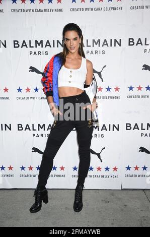 Lancement de la collaboration Puma X Balmain créée par Cara Delevingne et Olivier Rousteing, qui s'est tenue aux studios Milk de Los Angeles, le jeudi 21 novembre 2019. Jennifer Graylock-Graylock.com Banque D'Images