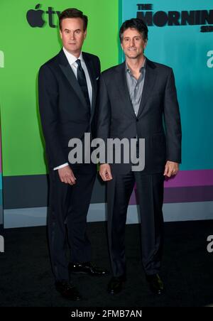 Jamie Erlicht, Zack Van Amburg le responsable d'Apple Worldwide Video arrive au Morning Show New York Premiere par APPLE TV, qui s'est tenu au Lincoln Center à New York, le lundi 28 octobre 2019. Photo de Jennifer Graylock-Graylock.com 917-519-7666 Banque D'Images