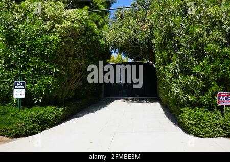 Los Angeles, Californie, États-Unis 3 mai 2021 UNE vue générale de l'atmosphère du musicien Chris Martin de Coldplay et de l'actrice Gwyneth Paltrrow ancienne maison le 3 mai 2021 à Los Angeles, Californie, États-Unis. Photo par Barry King/Alay stock photo Banque D'Images