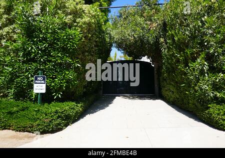 Los Angeles, Californie, États-Unis 3 mai 2021 UNE vue générale de l'atmosphère du musicien Chris Martin de Coldplay et de l'actrice Gwyneth Paltrrow ancienne maison le 3 mai 2021 à Los Angeles, Californie, États-Unis. Photo par Barry King/Alay stock photo Banque D'Images