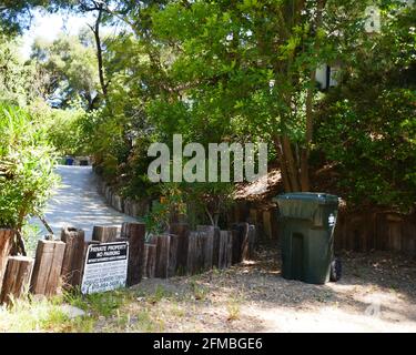 Topanga, Californie, États-Unis 3 mai 2021 UNE vue générale de l'atmosphère de l'ancien domicile/maison du musicien Gary Hinman au 964 Old Topanga Canyon Rd où il a été assassiné par la famille Manson le 31 juillet 1969, le premier meurtre de manoir situé à Topanga, Californie, États-Unis. Photo par Barry King/Alay stock photo Banque D'Images