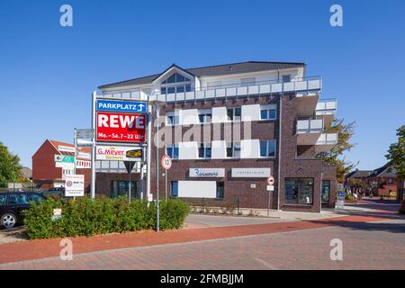 Centre commercial, Syke, Basse-Saxe, Allemagne, Europe Banque D'Images