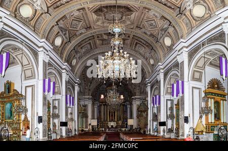 Église San Agustin, Intramuros, Manille, Philippines Banque D'Images