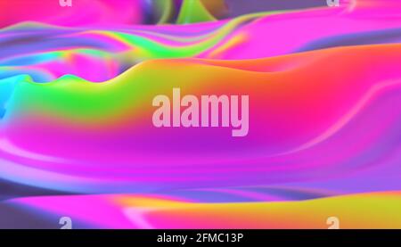 Arrière-plan abstrait coloré imitant la peinture liquide. rendu 3d Banque D'Images