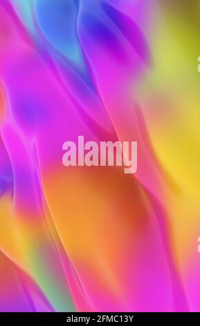 Arrière-plan abstrait coloré imitant la peinture liquide. rendu 3d Banque D'Images