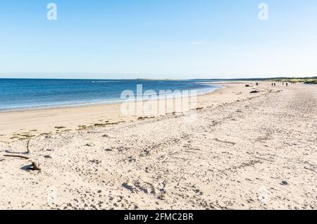 East Beach à Nairn, Écosse. Banque D'Images