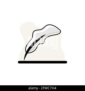 Icône de calligraphie Conceptual Vector Illustration Design eps10 Illustration de Vecteur