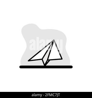 Papier avion Conceptual Icon Vector Illustration Design eps10 Illustration de Vecteur