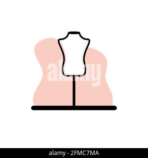 Conceptuel Mannequin Icon Vector Illustration Design eps10 Illustration de Vecteur