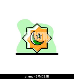 Ramadan islamique Icon Vector Conceptual Illustration Design eps10 idéal pour n'importe quel but Illustration de Vecteur