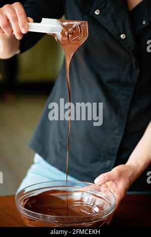 chocolat, patissier, noir, Stock Photo