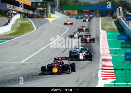 Barcelone, Espagne. 08 mai 2021. Barcelone, Espagne. 08 mai 2021. 25 Jonny Edgar (gbr), Carlin Buzz Racing, action lors de la 1ère partie du Championnat de Formule 3 2021 de la FIA du 07 au 10 mai 2021 sur le circuit de Barcelone-Catalunya, à Montmelo, près de Barcelone, Espagne - photo Xavi Bonilla / DPPI crédit: DPPI Media / Alay Live News crédit: DPPI Media/Alamy Live News Banque D'Images