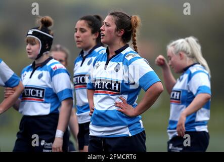 DURHAM, ROYAUME-UNI. 8 MAI Lisa Cockburn de Darlington Mowden Park Sharks lors du match FÉMININ ALLIANZ PREMIER 15S entre le DMP Durham Sharks et Harlequins au château de Maiden, à Durham, le samedi 8 mai 2021. (Credit: Chris Booth | MI News) Credit: MI News & Sport /Alay Live News Banque D'Images