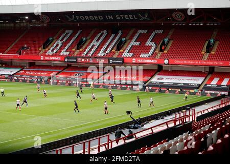 Sheffield, Angleterre, le 8 mai 2021. Vue générale de Bramall Lane pendant le match de la Premier League à Bramall Lane, Sheffield. Le crédit photo doit être lu : Darren Staples / Sportimage Banque D'Images