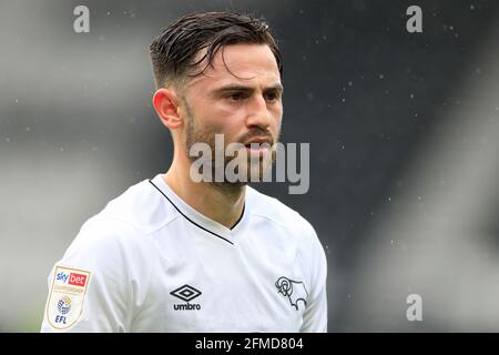 Derby, Royaume-Uni. 08 mai 2021. Patrick Roberts #23 du comté de Derby à Derby, Royaume-Uni, le 5/8/2021. (Photo de Conor Molloy/News Images/Sipa USA) crédit: SIPA USA/Alay Live News Banque D'Images