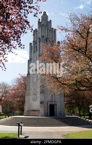 War Memorial Park au printemps, Coventry, Royaume-Uni Banque D'Images