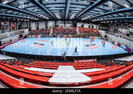 Guemlingen, Suisse. 08 mai 2021. 8 mai 2021, Guemlingen, Mobiliar Arena, Cup final men: HC Kriens-Luzern - Kadetten Schaffhausen, Mobiliar Arena (Suisse/Croatie OUT) Credit: SPP Sport Press photo. /Alamy Live News Banque D'Images