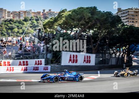 04 Frijns Robin (nld), Envision Virgin Racing, Audi e-tron FE07, action lors de l'ePrix de Monaco 2021, 4e rencontre du Championnat du monde de Formule E 2020-21, sur le circuit de Monaco le 8 mai, à Monaco - photo Grégory Lenorand / DPPI Banque D'Images