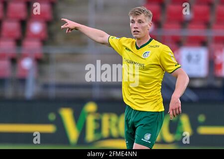 08-05-2021: Voetbal: AZ v Fortuna Sittard: Alkmaar ALKMAAR, PAYS-BAS - MAI 8: Zian Flemming de Fortuna Sittard pendant le match néerlandais Eredivisie entre AZ et Fortuna Sittard au stade AFAs le 8 mai 2021 à Alkmaar, pays-Bas (photo de Patrick Goosen/Orange Pictures) Banque D'Images