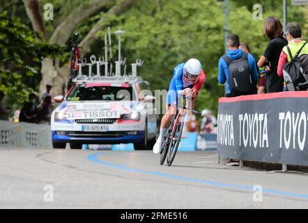 REICHENBACH SÉBASTIEN SUI (GROUPAMA ? FDJ) au cours de la Tour d'Italie, Giro d'Italia 2021, étape 1, essai à temps individuel de Turin - Turin le 8 mai 2021 Banque D'Images