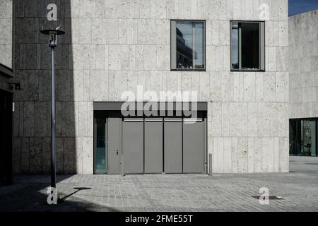 Lors d'une promenade dans le centre communautaire juif et le musée juif de Munich. Banque D'Images