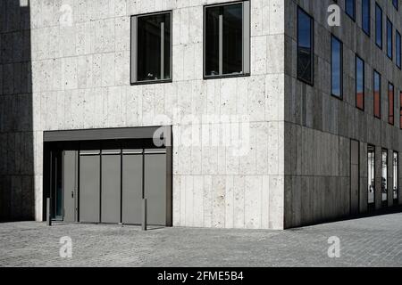 Lors d'une promenade dans le centre communautaire juif et le musée juif de Munich. Banque D'Images