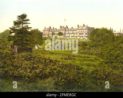 L'hôtel Wellington sur le mont Ephraim, Tunbridge Wells, Kent vers 1890-1900 Banque D'Images