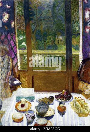 Pierre Bonnard. (Français, 1867-1947). Salle à manger donnant sur le jardin (la salle de petit déjeuner). 1930-31. Huile sur toile. Banque D'Images