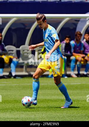 Chicago, États-Unis, 08 mai 2021. Jack Elliott, de la Major League Soccer (MLS), de l'Union de Philadelphie, fait face au Chicago Fire FC à Soldier Field, à Chicago, Illinois, aux États-Unis. Union a gagné 2-0. Credit: Tony Gadomski / toutes les images de sport / Alamy Live News Banque D'Images