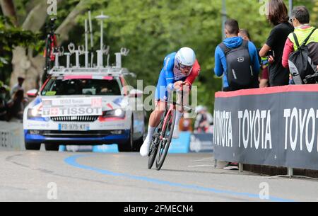 REICHENBACH Sébastien SUI (GROUPAMA - FDJ) pendant le Tour d'Italie, Giro d'Italia 2021, étape 1, essai individuel (ITT) Turin - Turin (8,6 km) le 8 mai 2021 en Italie - photo Nderim Kaceli / DPPI / LiveMedia Banque D'Images