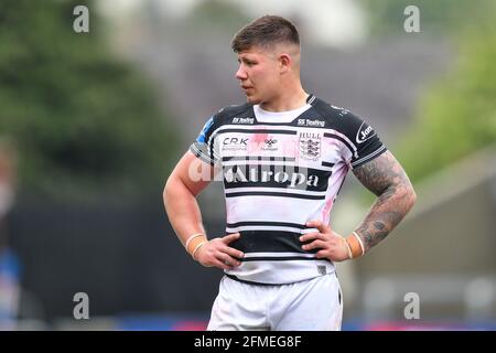 Joe Cator (15) de Hull FC, le 5/8/2021. (Photo de Craig Thomas/News Images/Sipa USA) crédit: SIPA USA/Alay Live News Banque D'Images