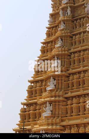 Temple de Chamundeshwari, Mysuru, Inde Banque D'Images