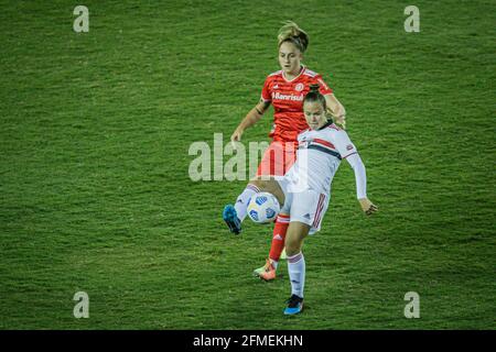 Barueri, Brésil. 08 mai 2021. Marissa dans le match entre São Paulo x Internacional, valable pour la 6ème manche du championnat brésilien A1 Female 2021. Le match a lieu le soir de ce samedi (8), à l'Arena Barueri, dans la ville de Barueri, dans la grande ville de São Paulo. Crédit: Van Campos/FotoArena/Alamy Live News Banque D'Images