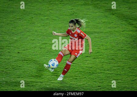 Barueri, Brésil. 08 mai 2021. ISA Haase dans le match entre São Paulo x Internacional, valable pour la 6ème manche du championnat brésilien A1 Female 2021. Le match a lieu le soir de ce samedi (8), à l'Arena Barueri, dans la ville de Barueri, dans la grande ville de São Paulo. Crédit: Van Campos/FotoArena/Alamy Live News Banque D'Images