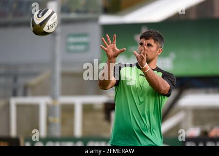 Jarrad BUTLER du Connacht lors de la Guinness PRO14 Rainbow Cup Round 2 match entre Connacht Rugby et Leinster Rugby au Sportsground de Galway, Irlande, le 8 mai 2021 (photo par Andrew SURMA / SIPA USA) Banque D'Images