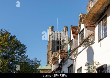 Église Sainte-Marie-la-Vierge, Newport, Essex, Angleterre Banque D'Images