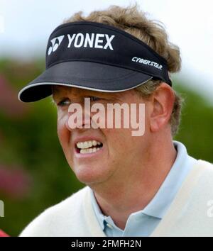 LE GOLF OUVERT AU TROON 2004 DERNIER JOUR COLIN MONTGOMERIE 18/7/2004 PHOTO DAVID ASHDOWNOpen Golf Troon 2004 Banque D'Images