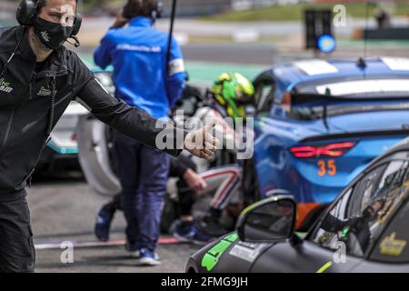 Ambiance pendant la 2ème partie du défi mondial Fanatec GT 2021 Europe Powered by AWS, du 6 au 9 mai 2021 sur le circuit de Nevers Magny-cours, Magny-cours, France - photo Paulo Maria / DPPI / LiveMedia Banque D'Images