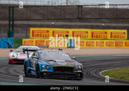 108 de Pauw Ulysse (bel), Jean Pierre-Alexandre (fra), CMR, Bentley Continental GT3, action lors de la 2ème série du défi mondial 2021 de Fanatec GT Europe Powered by AWS, du 6 au 9 mai 2021 sur le circuit de Nevers Magny-cours, Magny-cours, France - photo Clement / DPPI / LiveLuck Media Banque D'Images